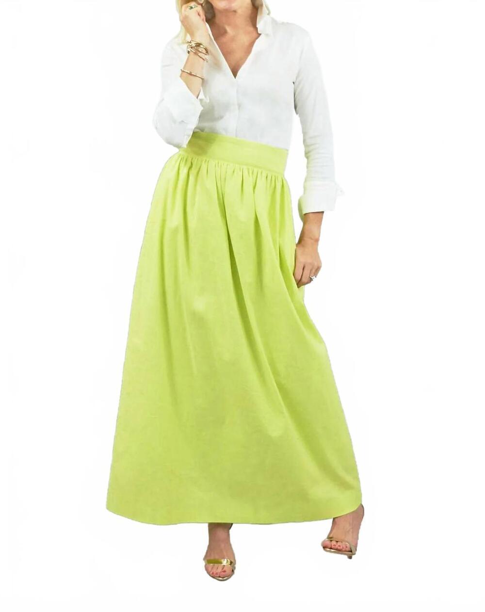 NEW CK BRADLEY diddle ball skirt in citron